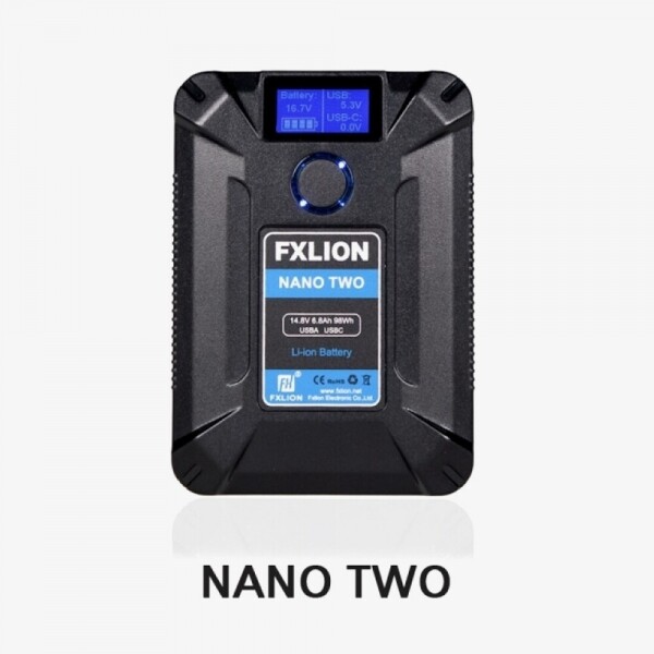 [FXLION] NANO TWO 배터리/96W V마운트 배터리/외장베터리/D-tap/USB A/USB C/Micro USB