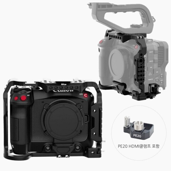NITZE CAMERA CAGE FOR CANON C70 WITH HDMI CABLE CLAMP T-C02B /캐논 C70 바디 케이지/HDMI클램프 포함