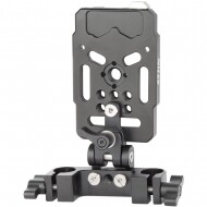 NITZE N21-A3 V-Mount Battery Plate with 15mm Rod Clamp and Adjustable Arm