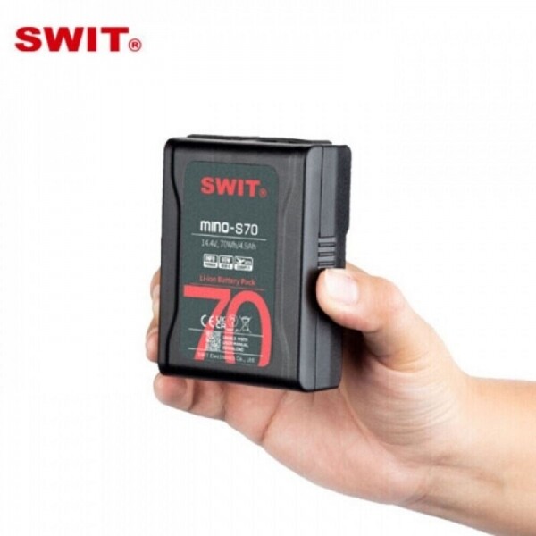 안녕하세요 마켓율 입니다,SWIT MINO-S70 스위트 컴팩트 V마운트 70W 배터리